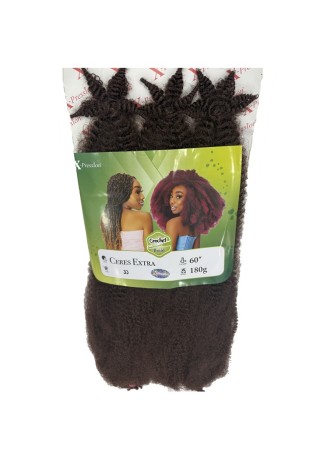 X-pression Ceres Crochet Braid Color 33 (180g or 100g)