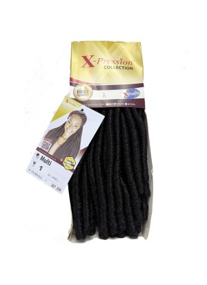 X-pression Multi Crochet Braid Color 1